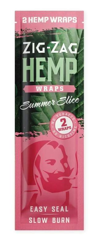 Zig Zag Hemp Wraps Summer Slice 2pk