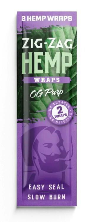 Zig Zag Hemp Wraps OG Purp 2pk