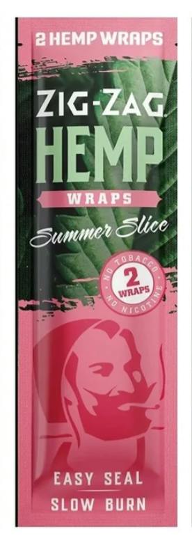 Zig Zag Hemp Wraps Summer Slice 2pk