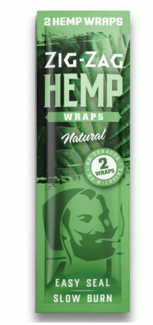 Zig Zag Hemp Wraps 2pk