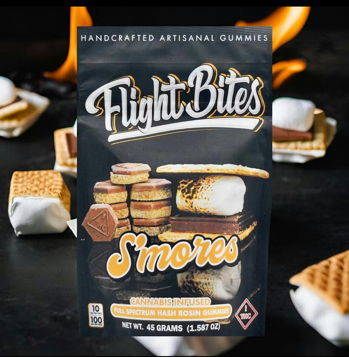 Flight Bites- 100mg Smores