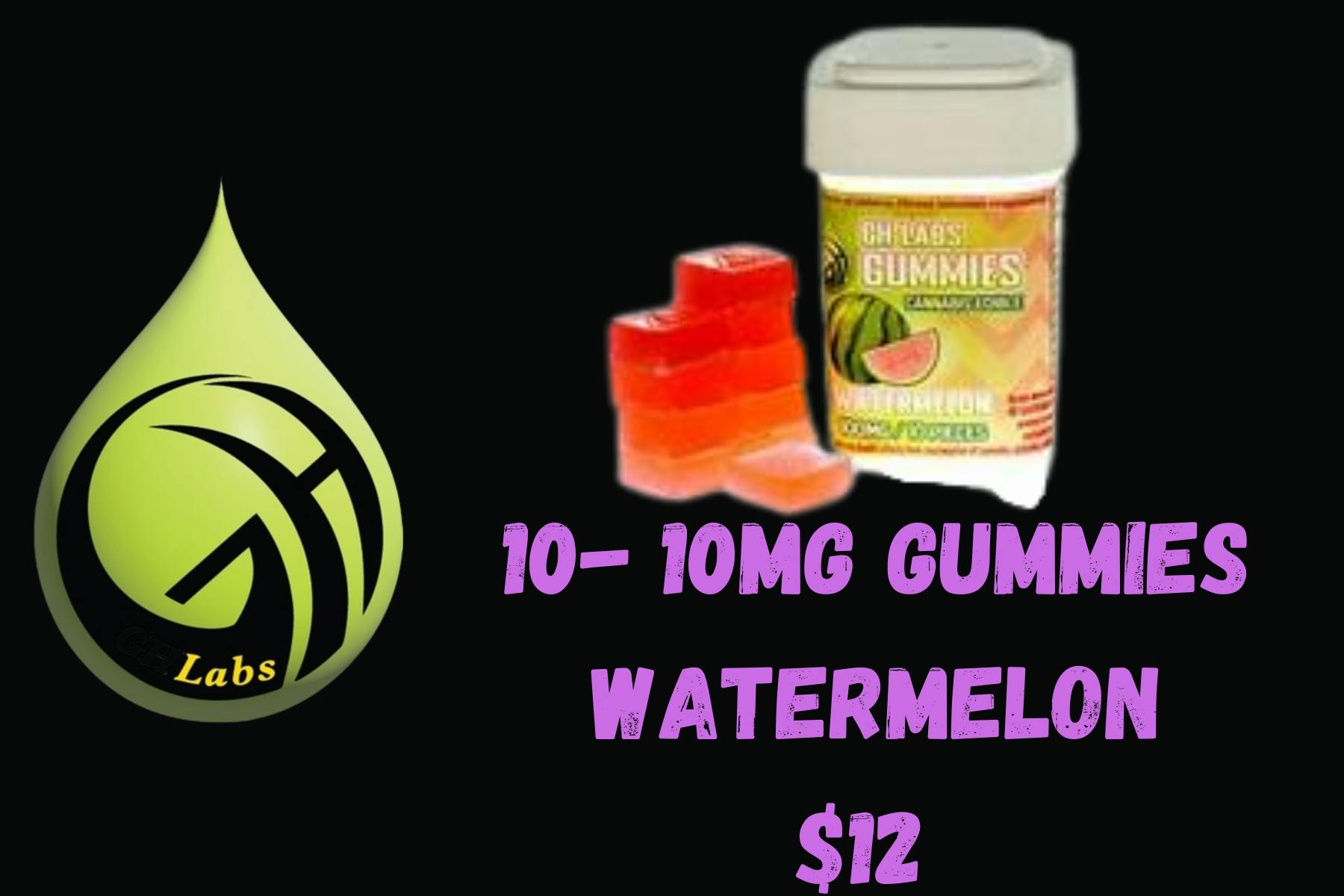 Gh Labs - Blaze Bites 100mg - Watermelon