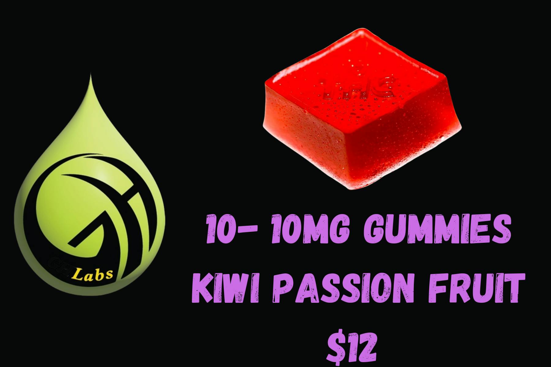 Gh Labs - Blaze Bites 100mg - Kiwi Passionfruit