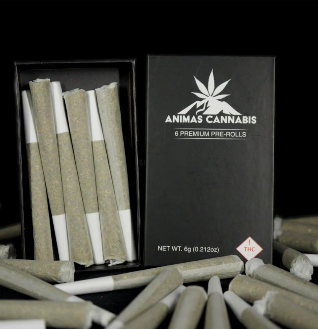 Animas Cannabis - 1g Pre Roll 6 pack - Oreoz (I)