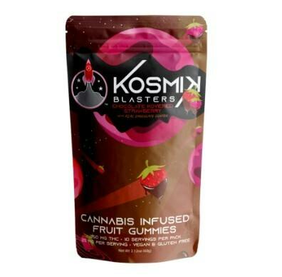 Kosmik - 100mg Gummies - Chocolate Covered Strawberries