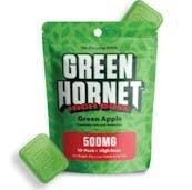 Green Hornet - 500mg Hybrid Gummies - Green Apple