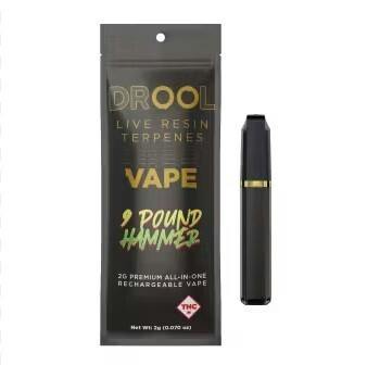 DROOL - 2g AIO live resin vape - 9lb Hammer