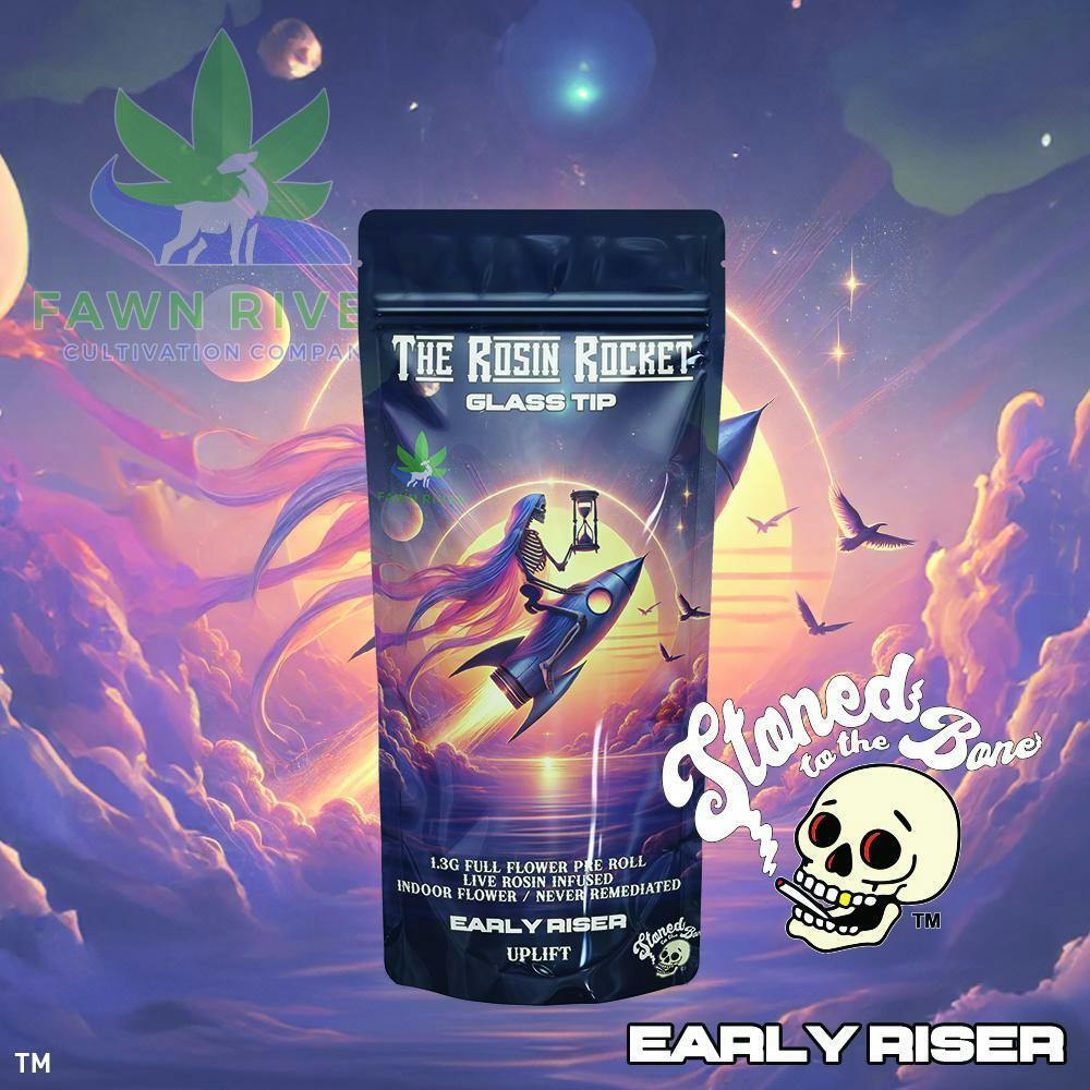 (AU) Stoned to the Bone 1.3g Rosin Rocket - Early Riser