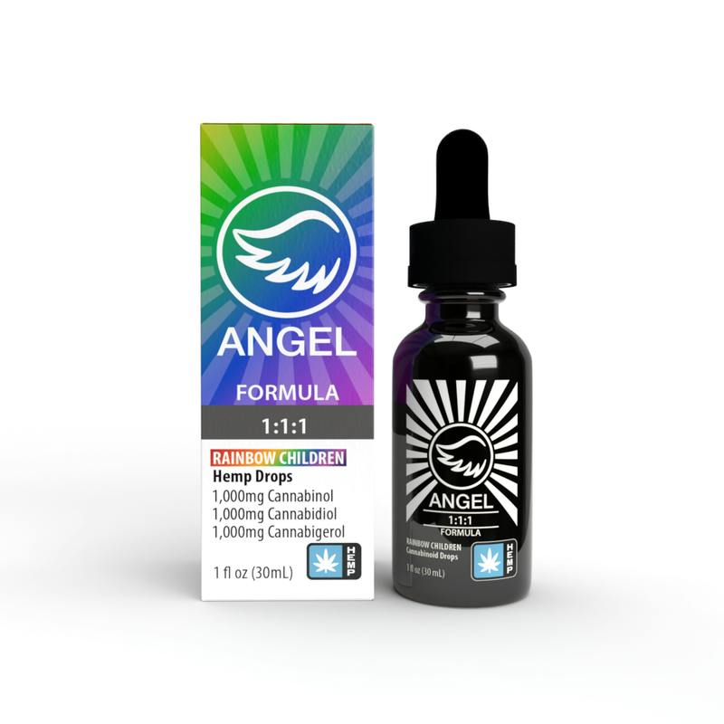 Angel 1:1:1 Rainbow Children CBD, CBG & CBN Drops