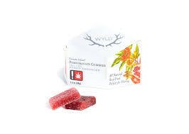 Pomegranate 1:1 THC:CBD Hybrid Enhanced Gummies | 100mg | 10ct | 10mg/ea