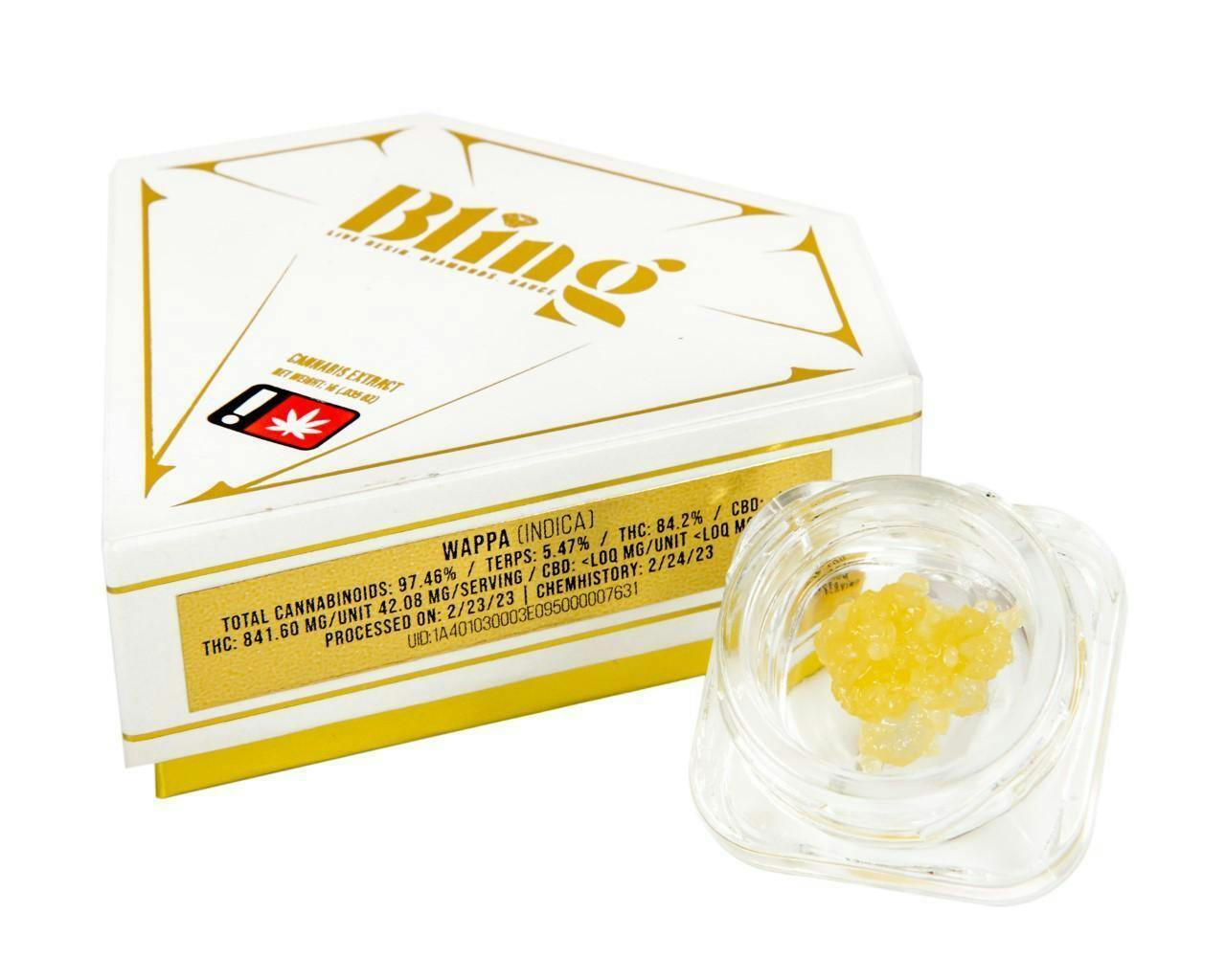 Bling - Punch Breath Live Resin Diamonds and Sauce 12pk