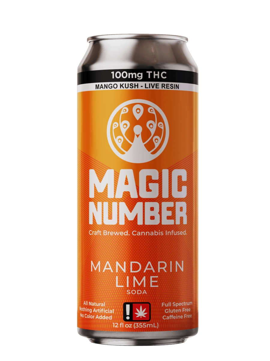 Mandarin Lime Soda 100mg THC