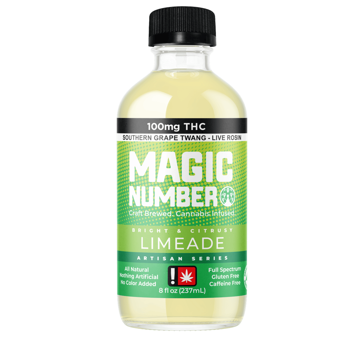 Magic Number | Limeade | Non-Carbonated | 100mg | 8oz