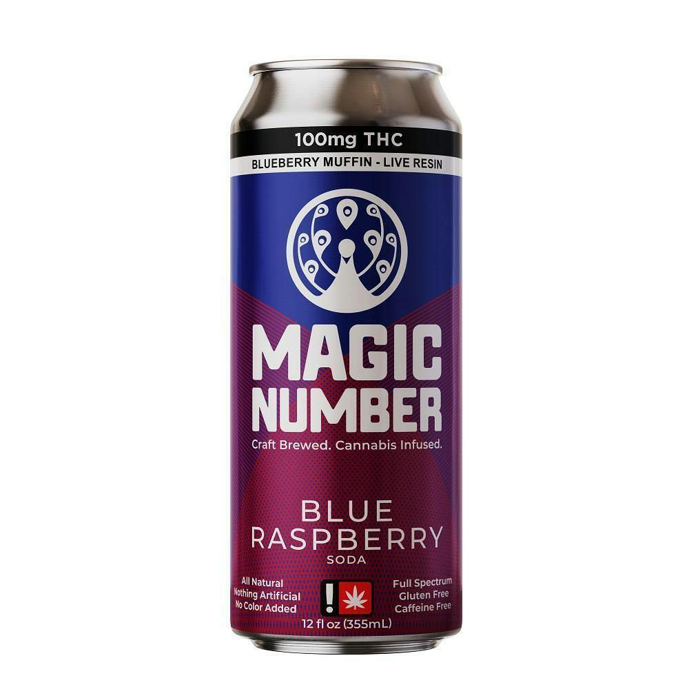 Blue Raspberry 100mg THC