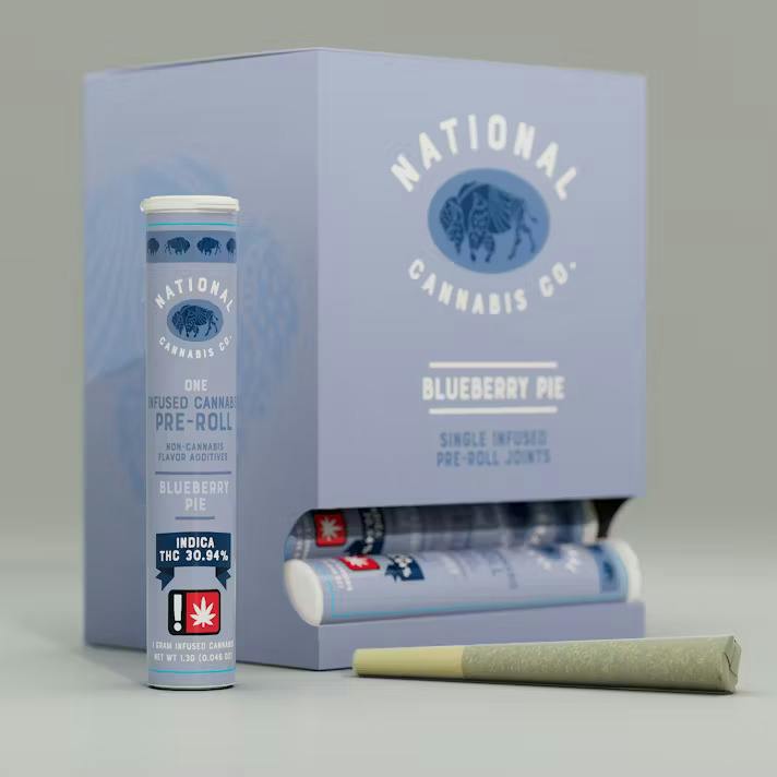 Blueberry Pie | Infused Joints | 1g cannabis product