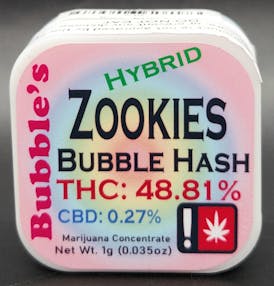 Zookies 1G Bubble Hash