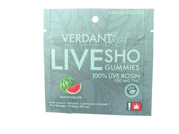 Watermelon Rosin Gummies | Gummies | 100mg/ea by Verdant