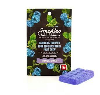 Sour Blue Raspberry Gummies | 100mg | Single