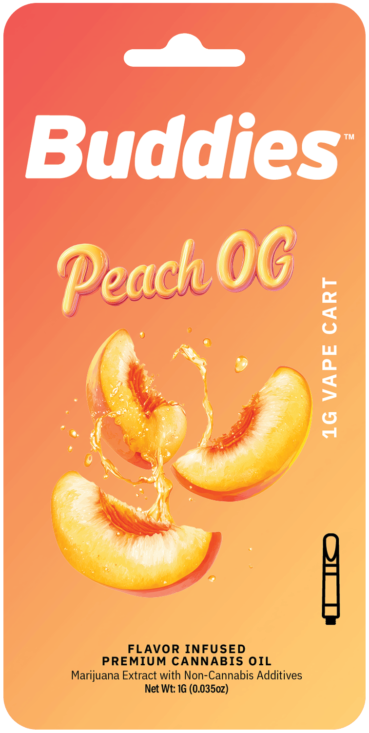 Peach OG | Cartridge | 1g by Buddies Brand