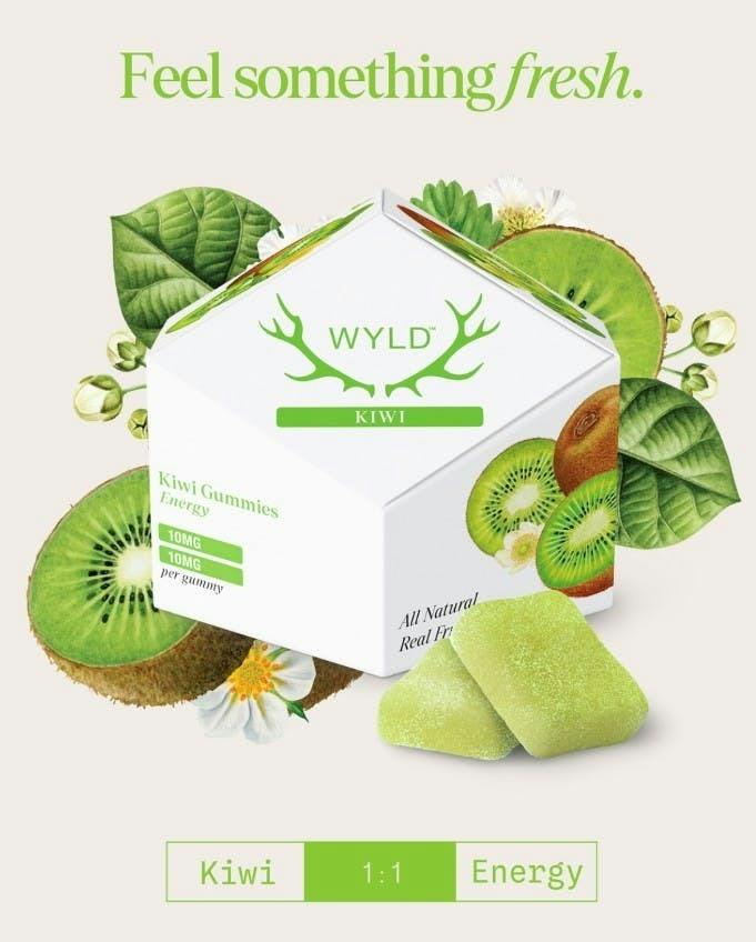 Kiwi 1:1 THC:THCV Sativa Enhanced Gummies | 100mg | 10ct | 10mg/ea