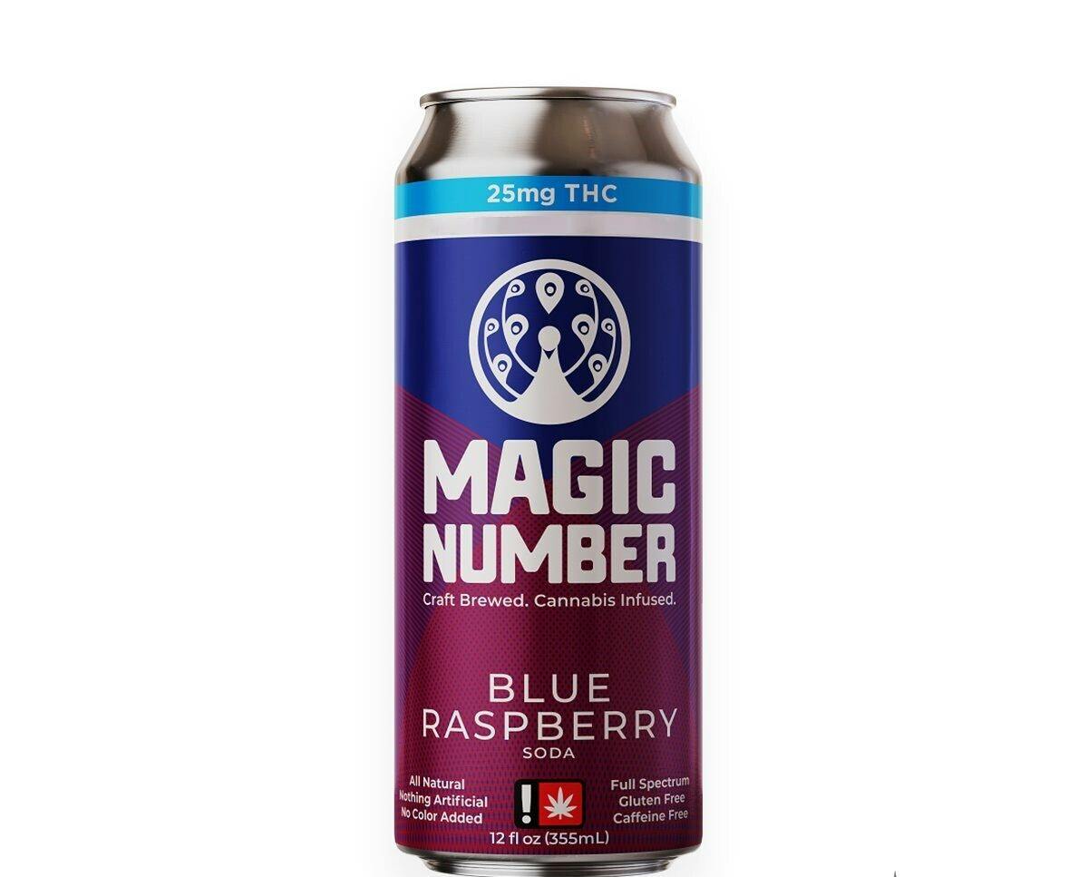 Blue Raspberry 25mg THC