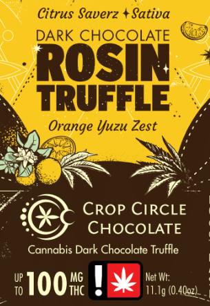 Orange Yuzu Zest Chocolate Truffle | Chocolates | 100mg/ea