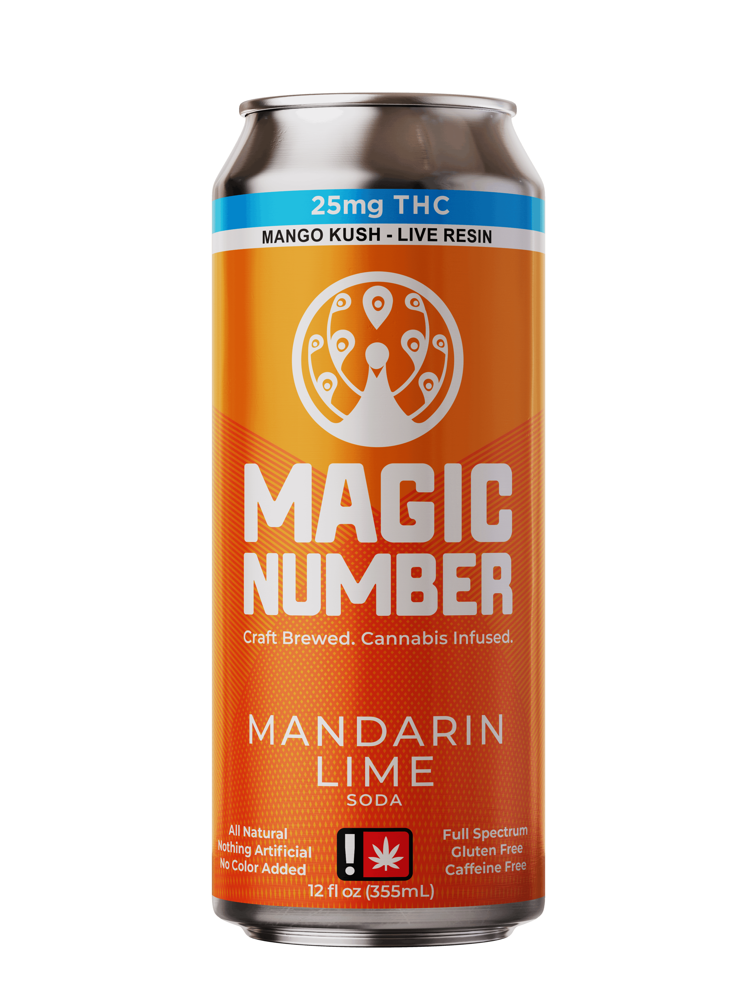 Mandarin Lime Soda 25mg THC
