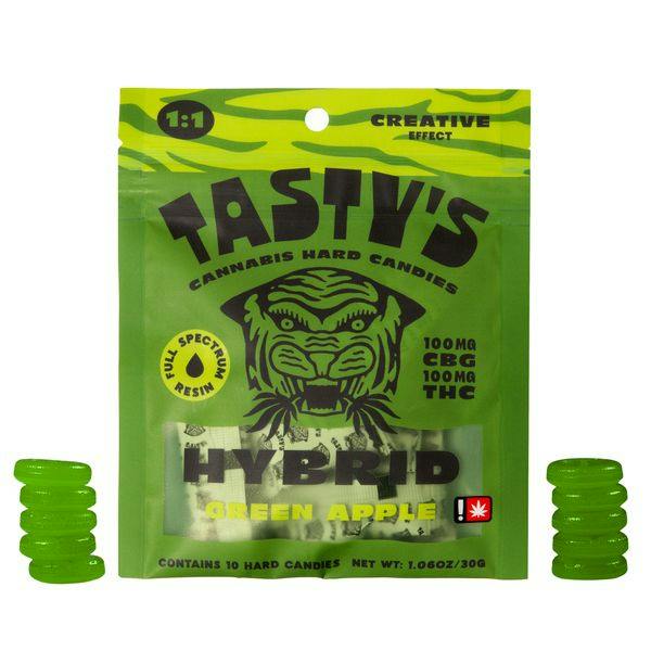 Hard Candy 1:1 Green Apple - Hybrid by Tasty's