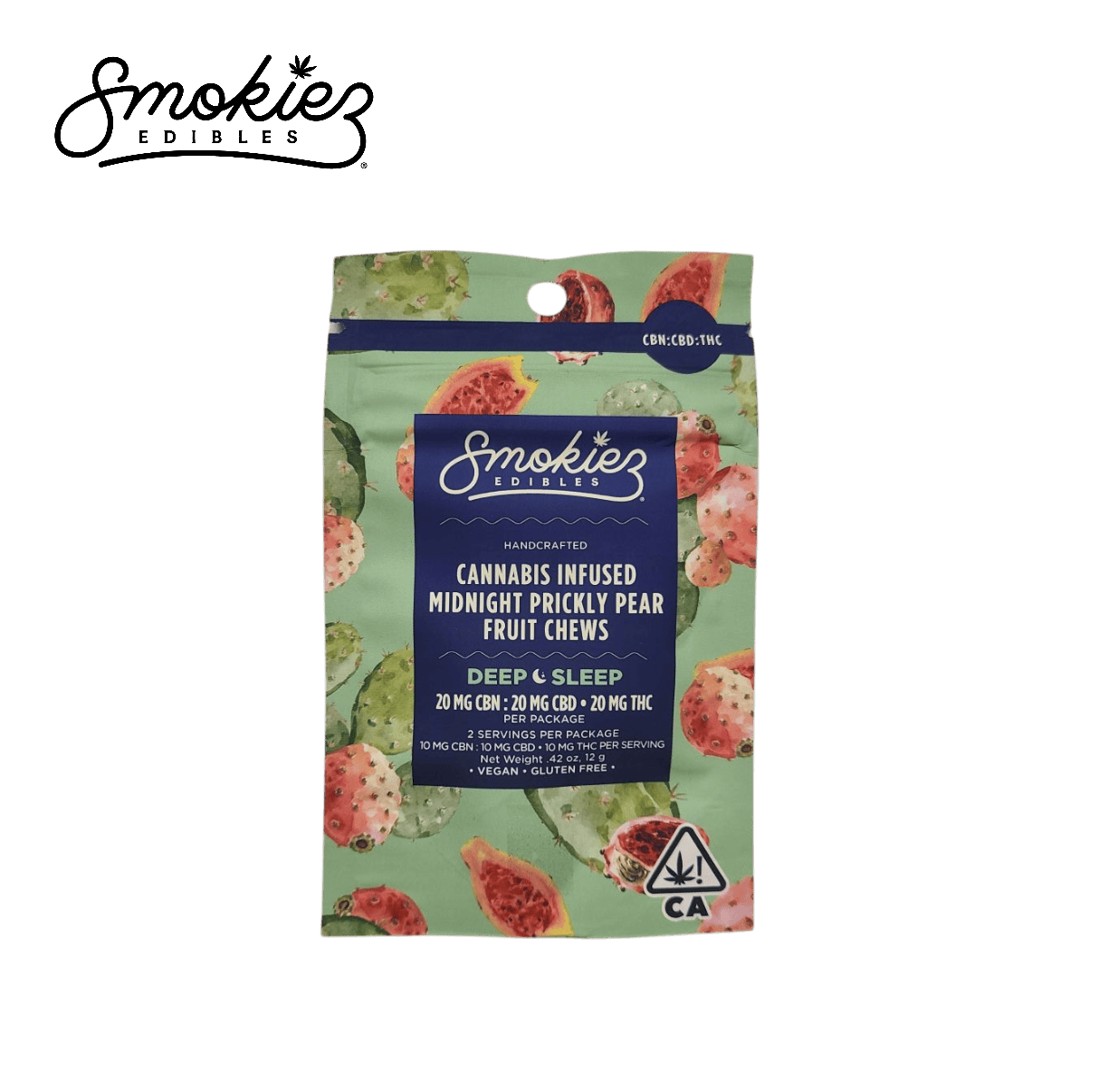 Midnight Prickly Pear 100mg CBN : 100mg CBD : 100mg THC Fruit Chews