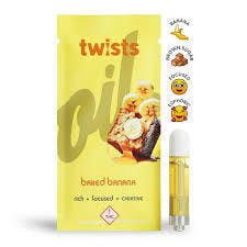Baked Banana Flavor - "Twists" Cartridge (1000mg) - by Oil® by Craft Concentrates