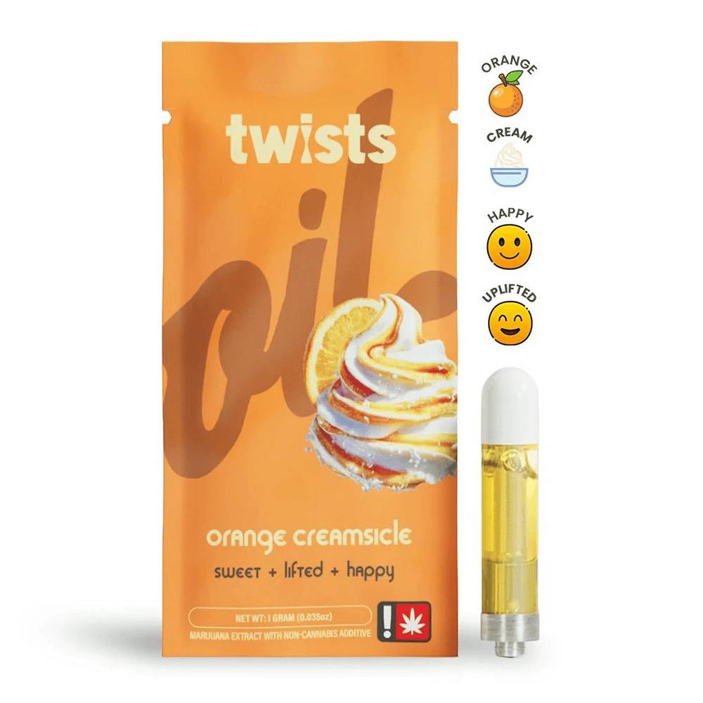 Orange Creamsicle Flavor - "Twists" Cartridge (1000mg) - by Oil® by Craft Concentrates
