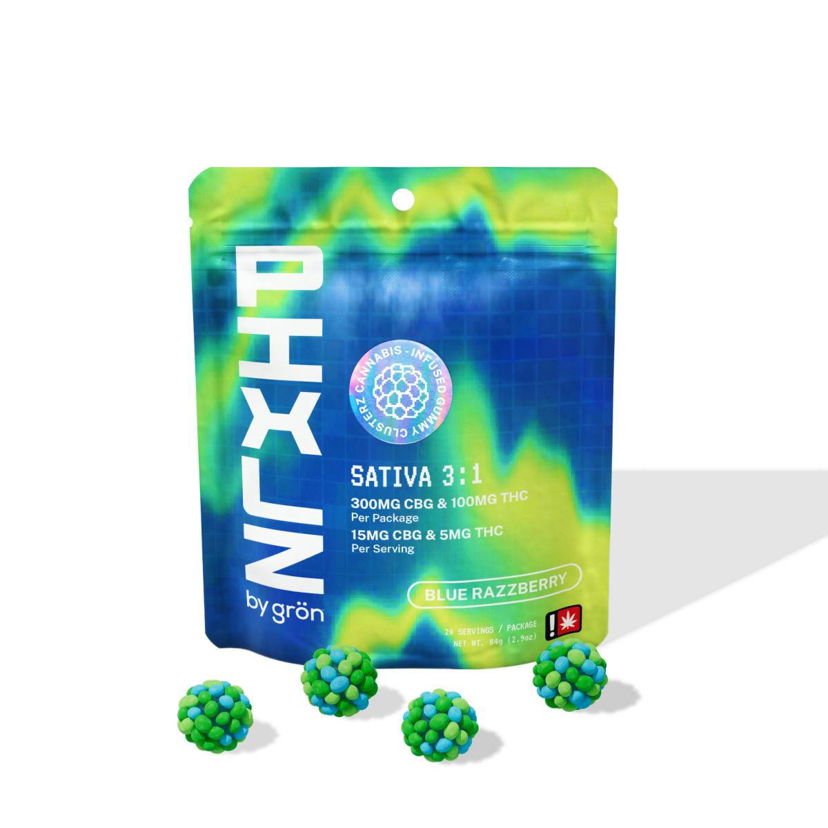 Blue Razzleberry 3:1 CBG:THC Gummies | 100mg | 20ct | 5mg/ea