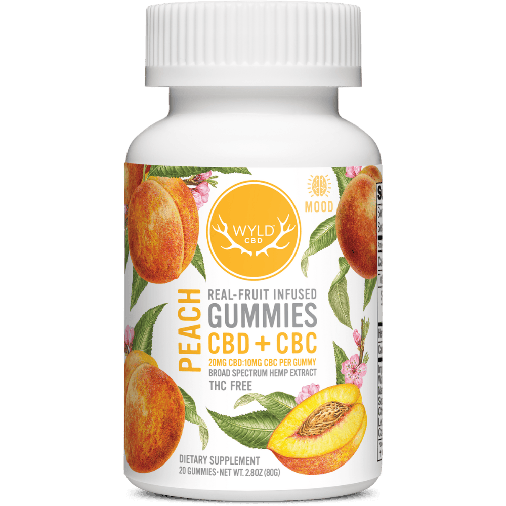 Peach | 2:1 CBD:CBC Gummies | 20ct by Wyld