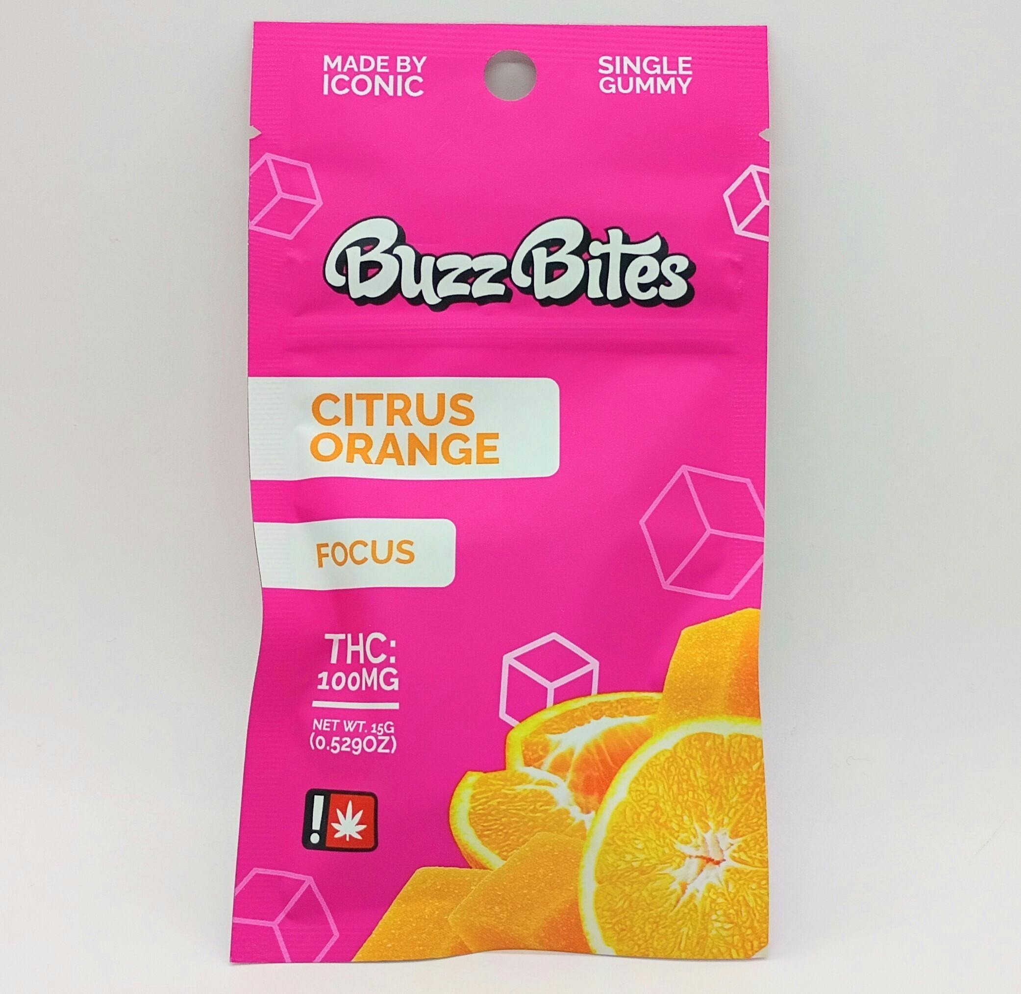 Legends- Citrus Orange Focus Buzz Bites Gummies