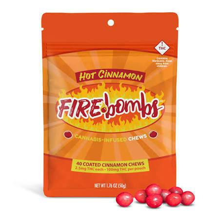 Fire Bombs Hot Cinnamon - 100mg THC (40pk / 2.5mg THC ea)