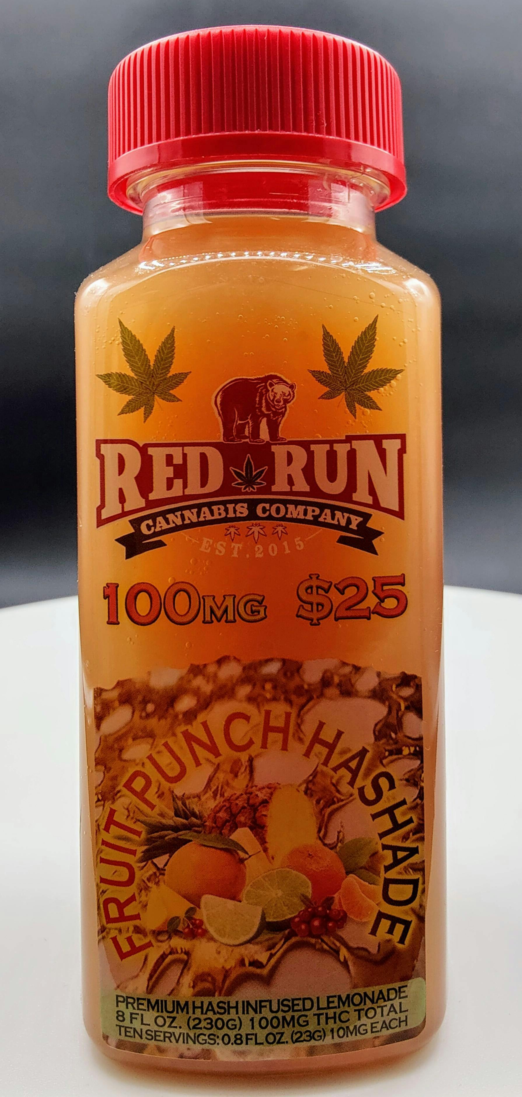 Red Run - Hashade Fruit Punch 100mg at True Dank
