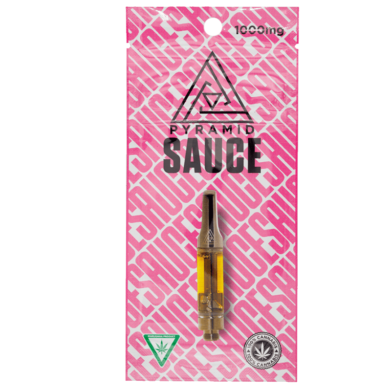 Pyramid - Sauce - 1000mg Carts - Jerry (Rec Only) at J.K.L. Green farms Cannabis dispensary delivery