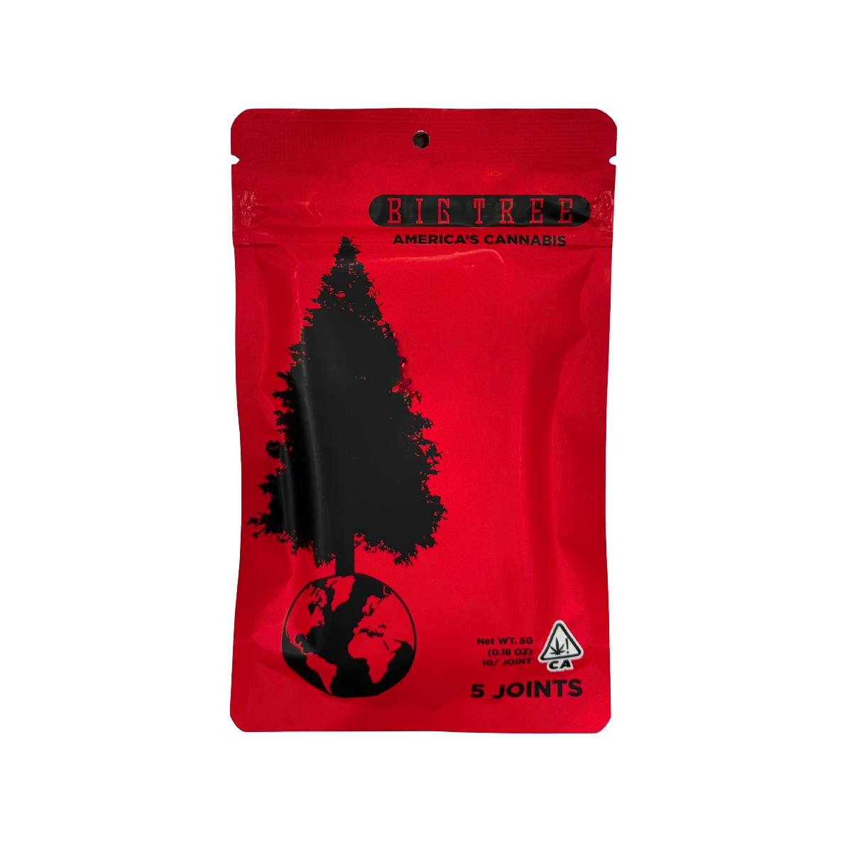 Big Tree | Mango Haze | Kief Infused Pre-Roll Pack | [5g] 5pk | Sativa