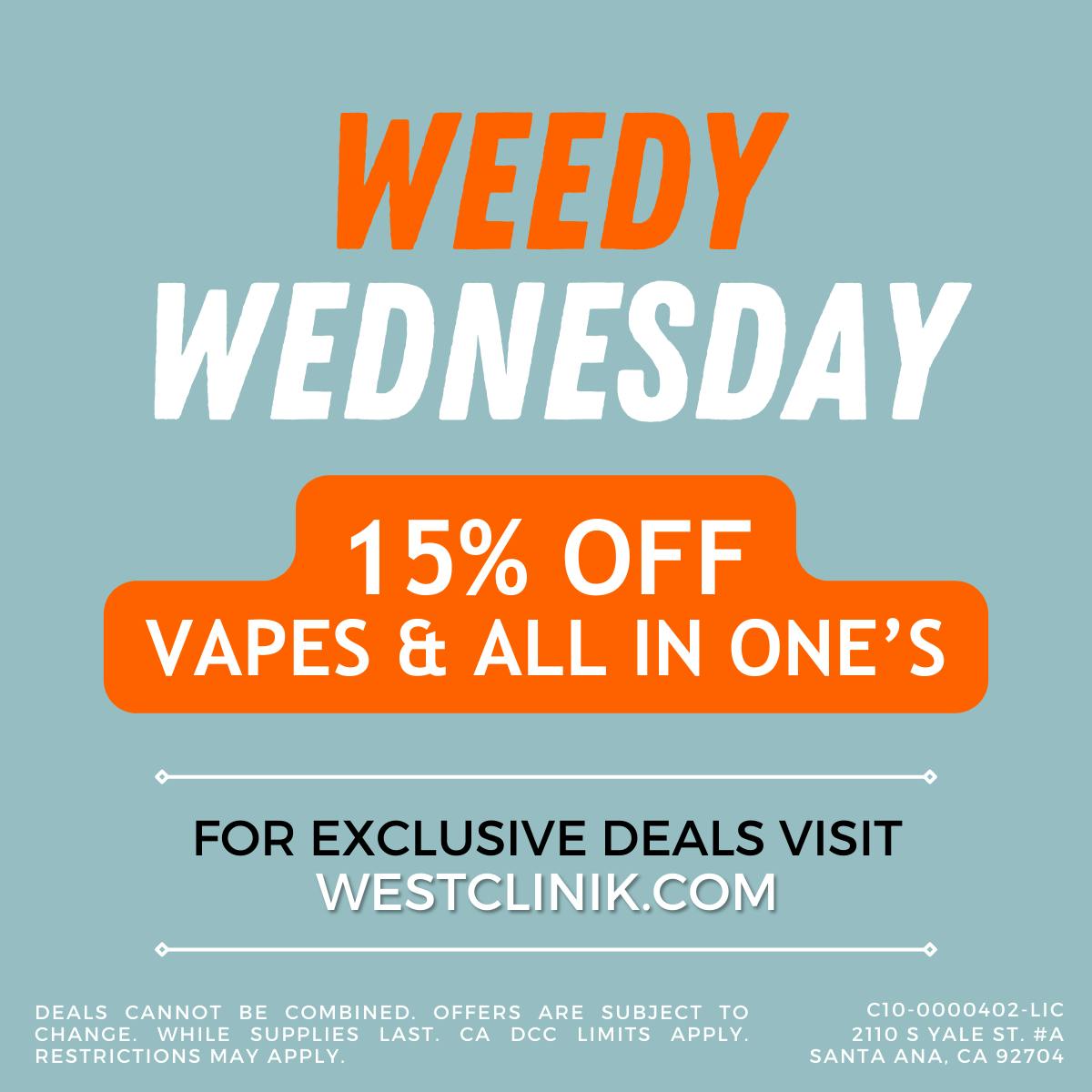 WEEDY WEDNESDAY