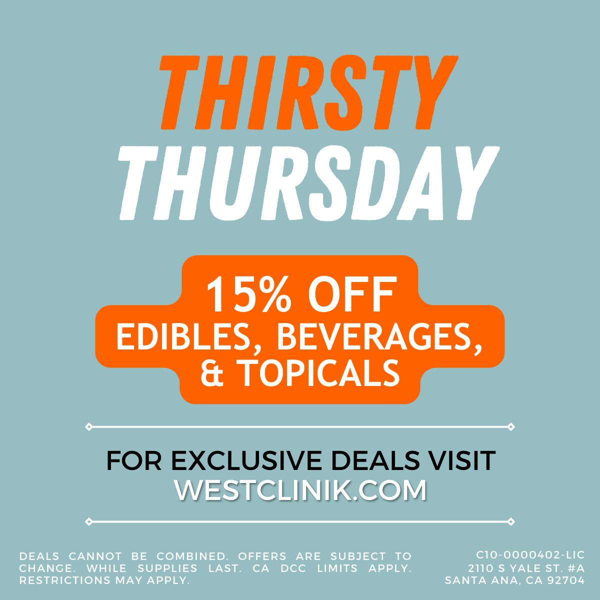 THIRSTY THURSDAY