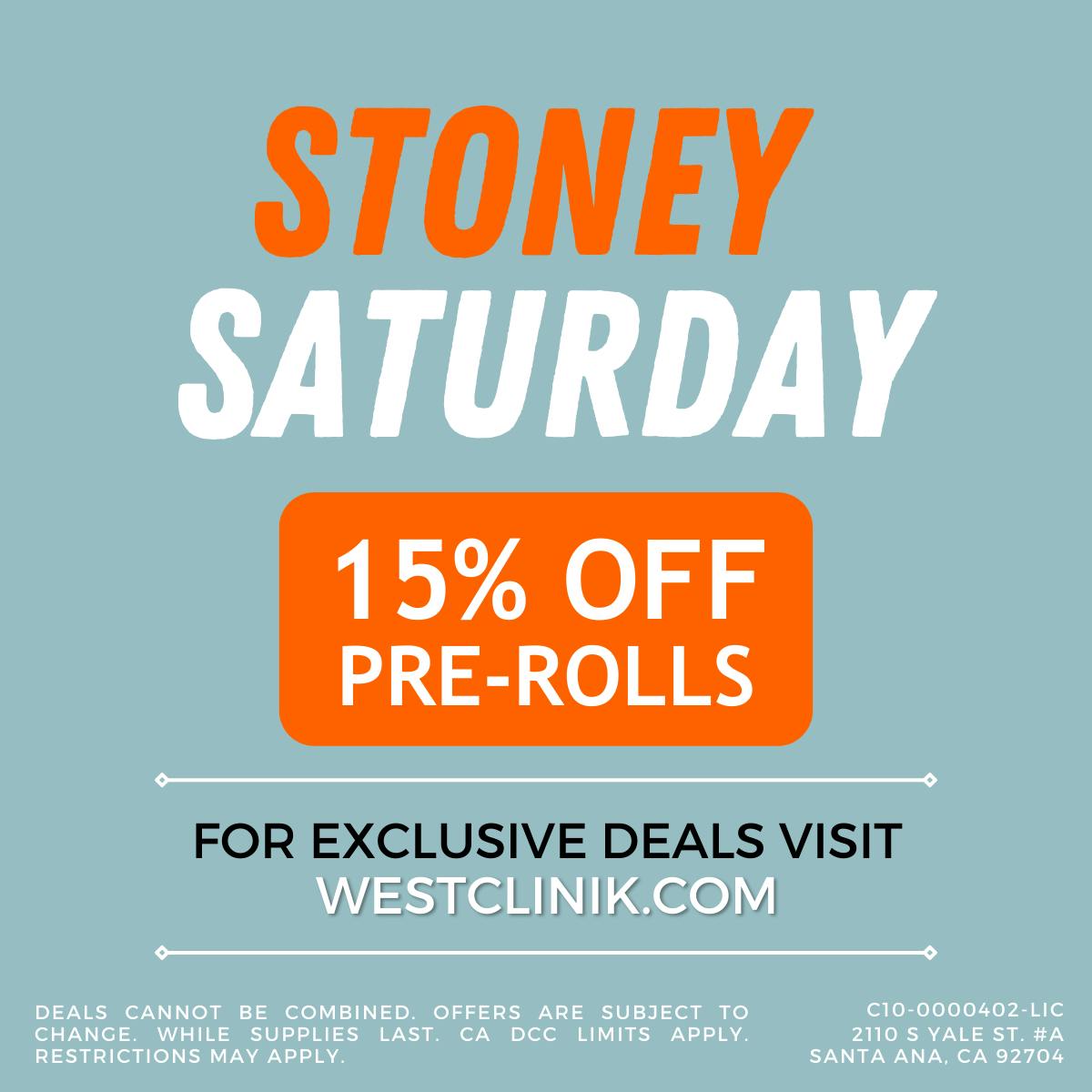 STONEY SATURDAY