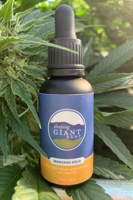 Sleeping Giant Tincture 1200MG CBD Gold