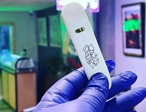 Tasty Waves .5g Disposable Hash Rosin Pod (Sour Papaya)
