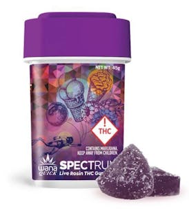 Gummies - Live Rosin - 100mg Berry Gelato - Wana