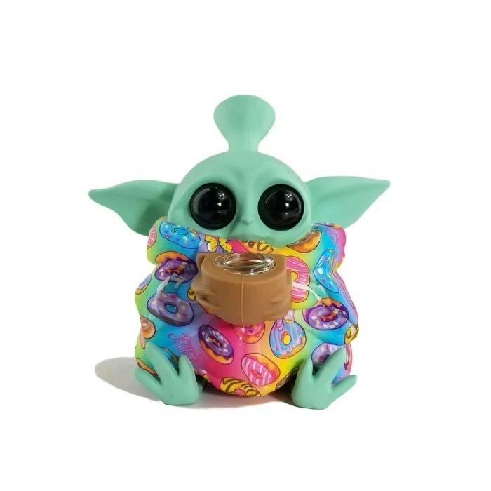 Baby Yoda/ Stitch Silicone Pipe