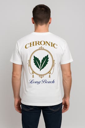 CHRONIC - Zig Zag Cream T-Shirt - Non Cannabis