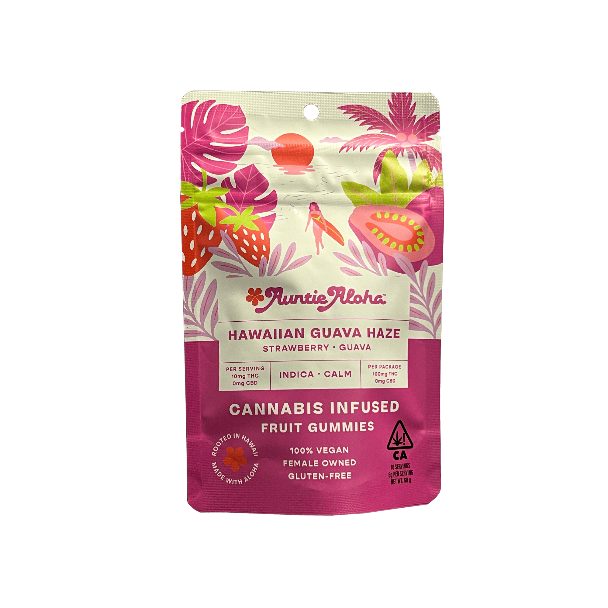 AUNTIE ALOHA - Hawaiian Guava Haze 10pk - 100mg - Edible