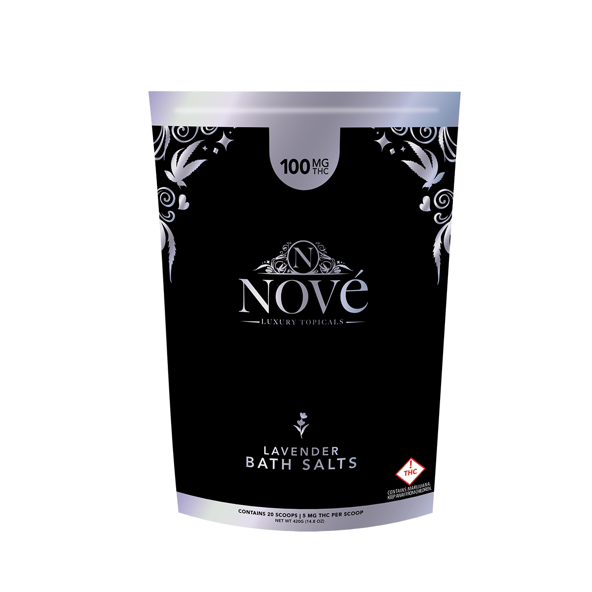 Nove 500mg Lavendar Bath Salt