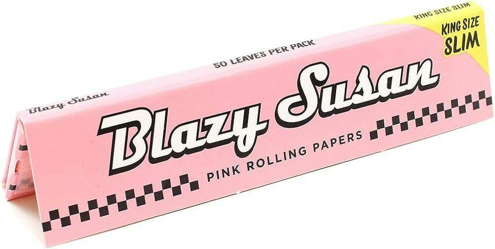 King Size - Slim | Pink Rolling Papers | Accessories | 50pk