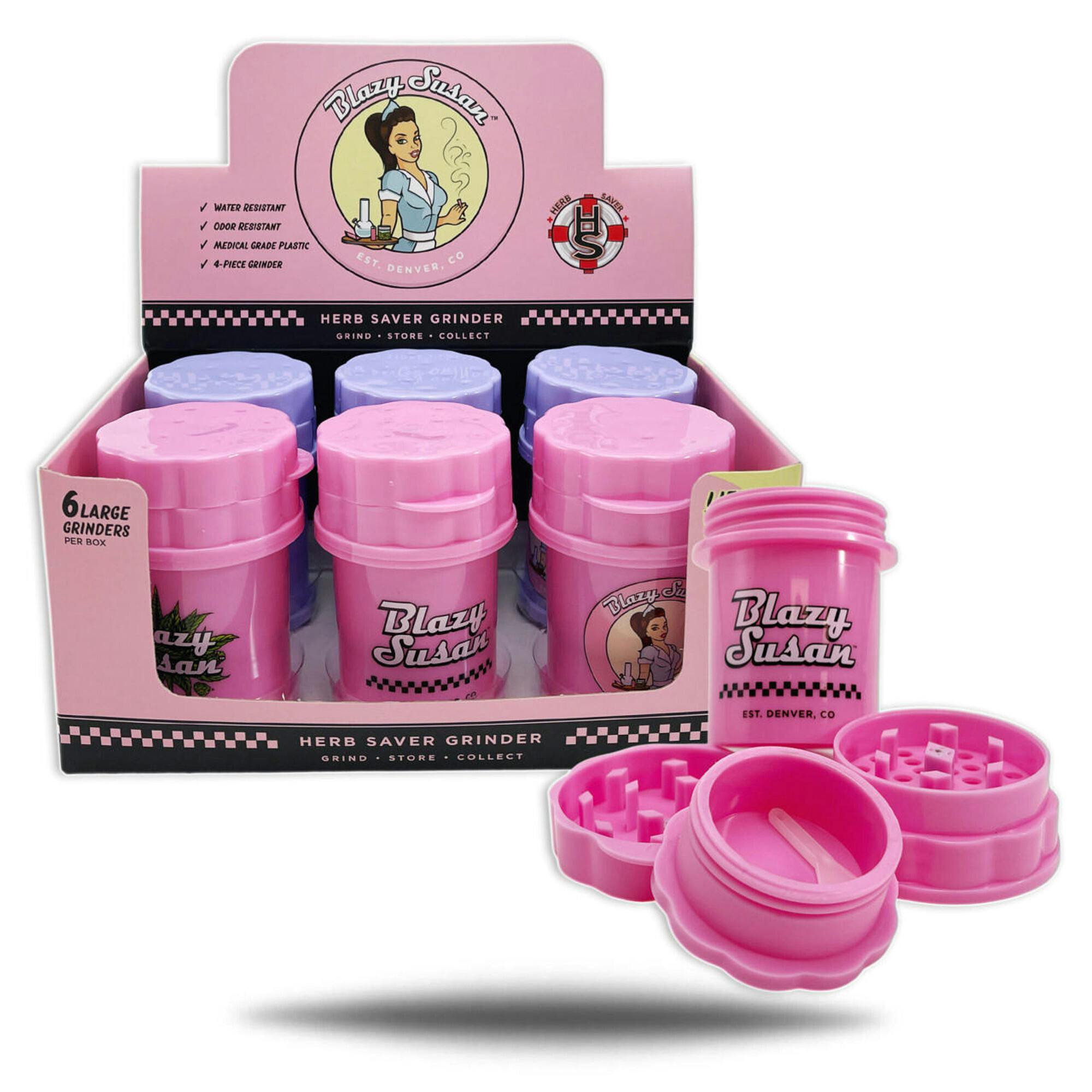 Blazy Susan - Large 4-Piece Herb Saver Grinder